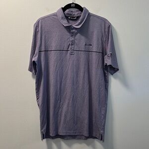 Travis Mathew Men’s Purple Aboat Time Golf Club Polo Sz L - 1MW130